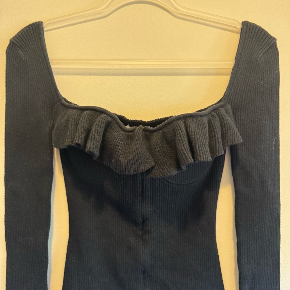 Black LPA square neck dress size XSmall